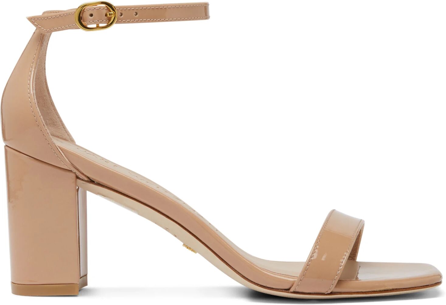 Stuart Weitzman Nudistcurve 75 Block Sandal - Donna Sandali Adobe 39