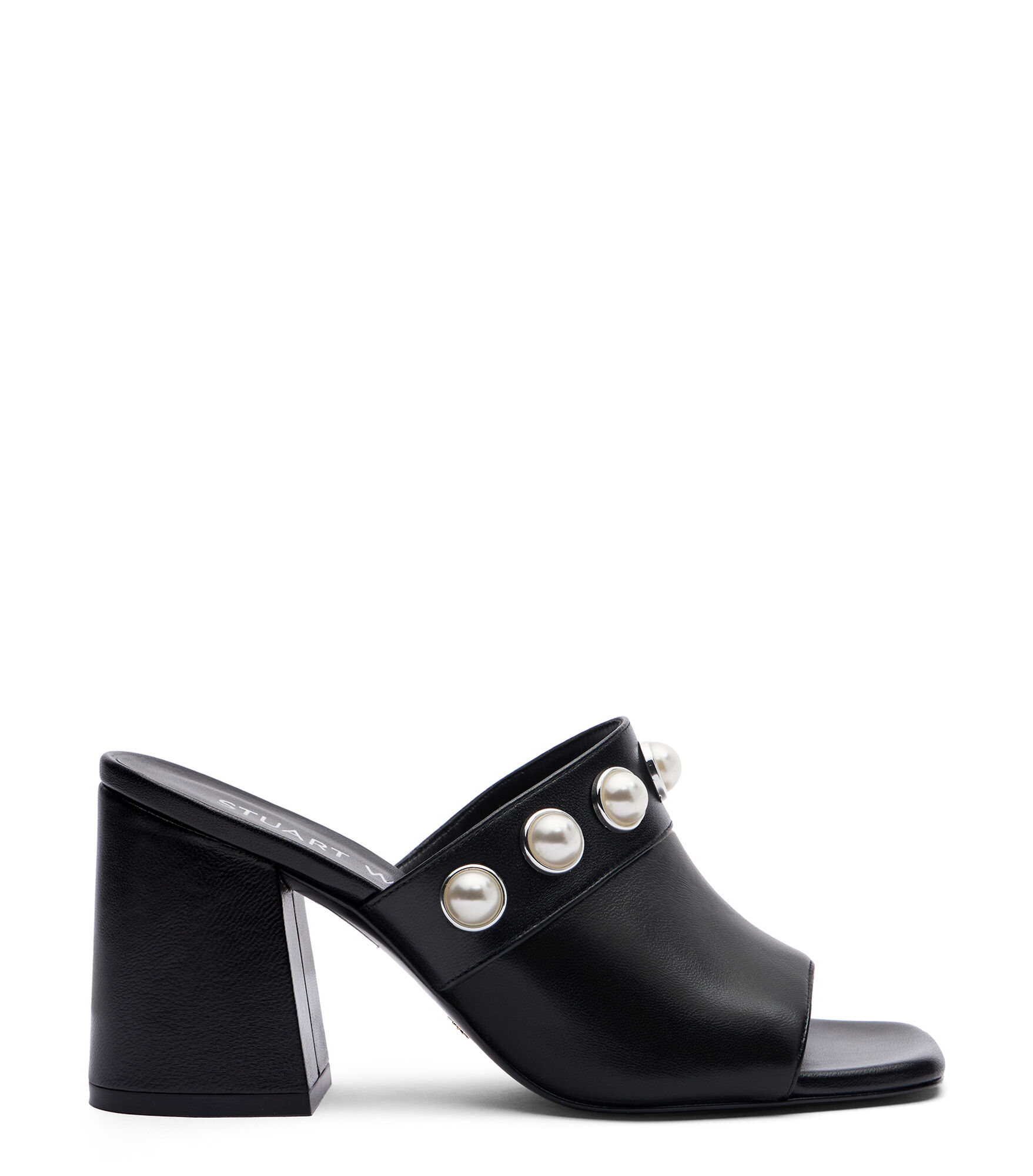 Stuart Weitzman Portia 85 Slide - Donna Sandali Black 39