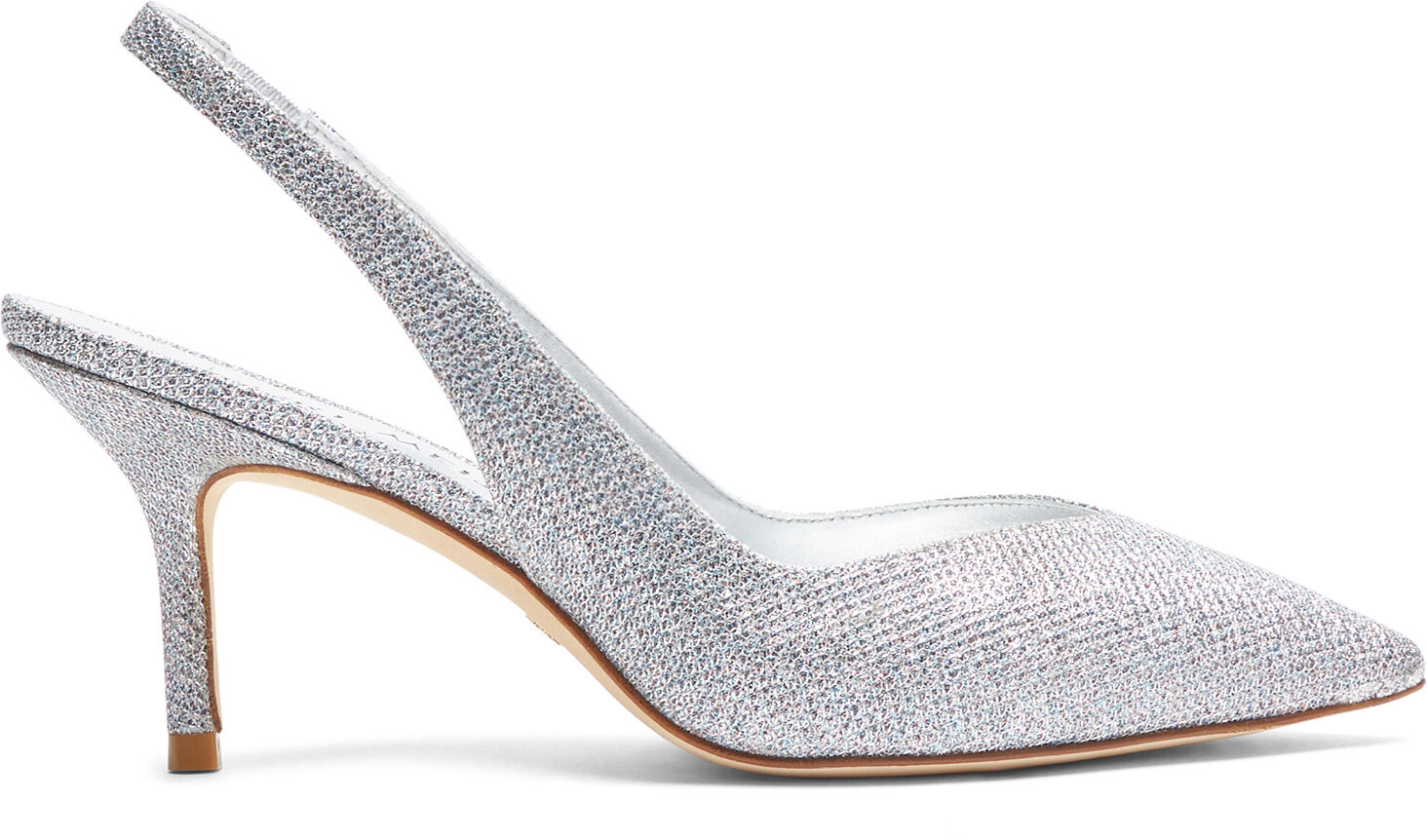 Stuart Weitzman Eva 75 Slingback - Donna Décolleté E Slingback Silver 36.5