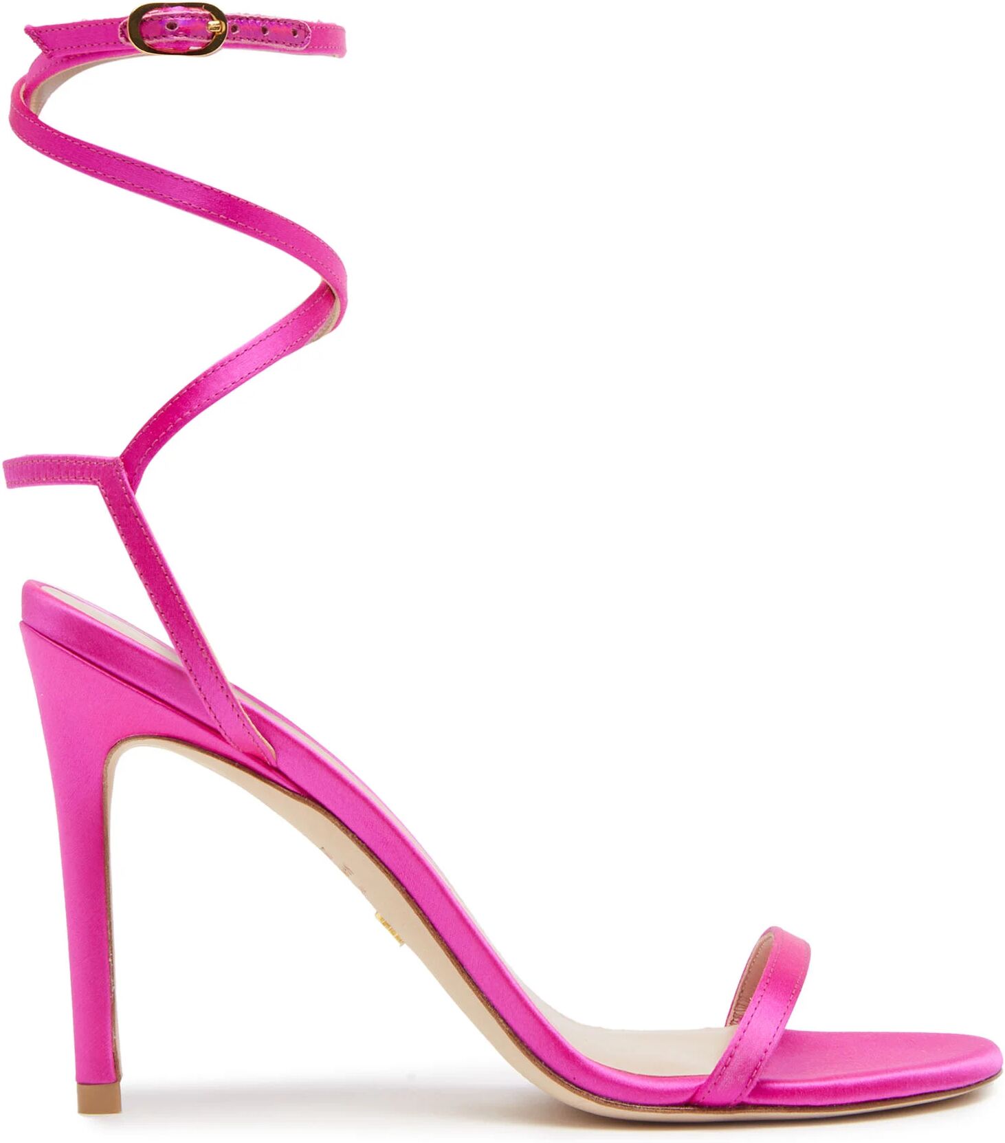 Stuart Weitzman Barelynude 100 Wrap Sandal - Donna  Rosa Fenicottero 40.5