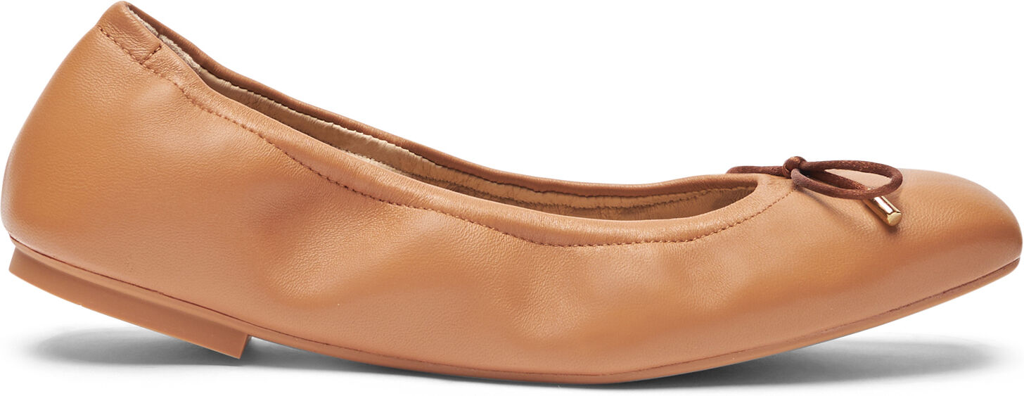 Stuart Weitzman Bardot Bow Flat - Donna Mocassini E Scarpe Basse Tan 39.5