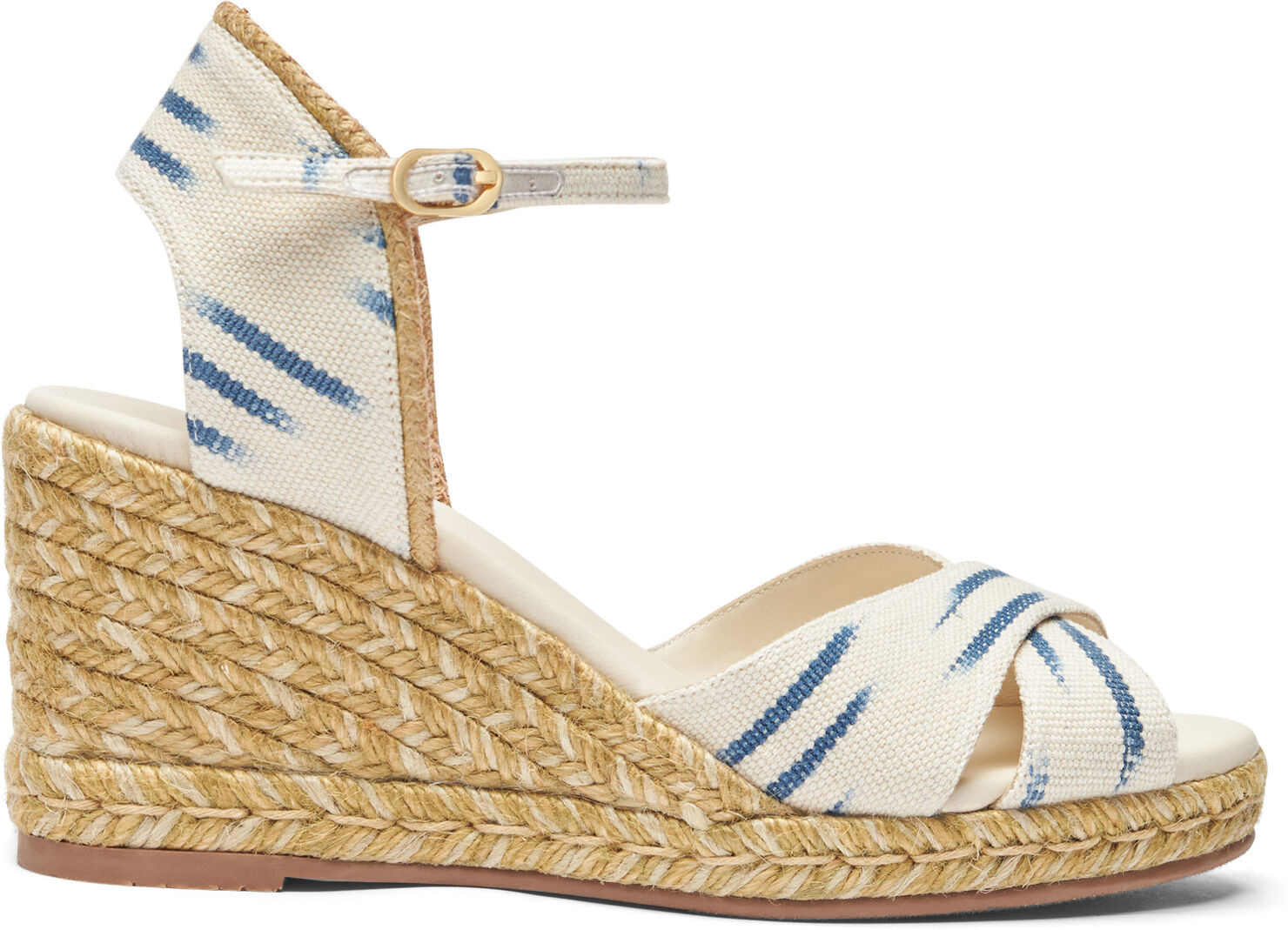 Stuart Weitzman Mirela Ii Espadrille Wedge - Donna Zeppe Natural 37