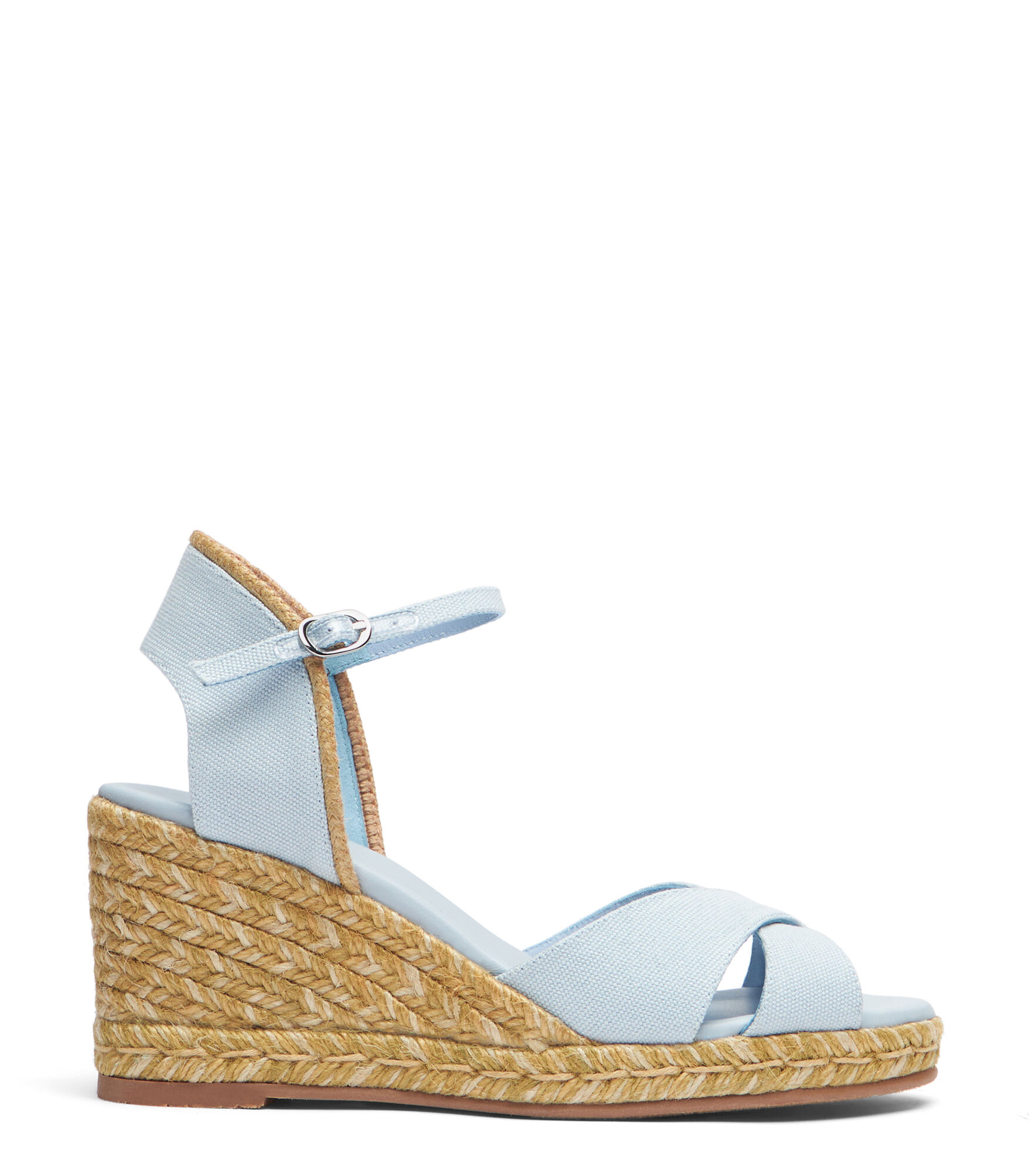 Stuart Weitzman Mirela Ii Espadrille Wedge - Donna Zeppe Cielo 37.5