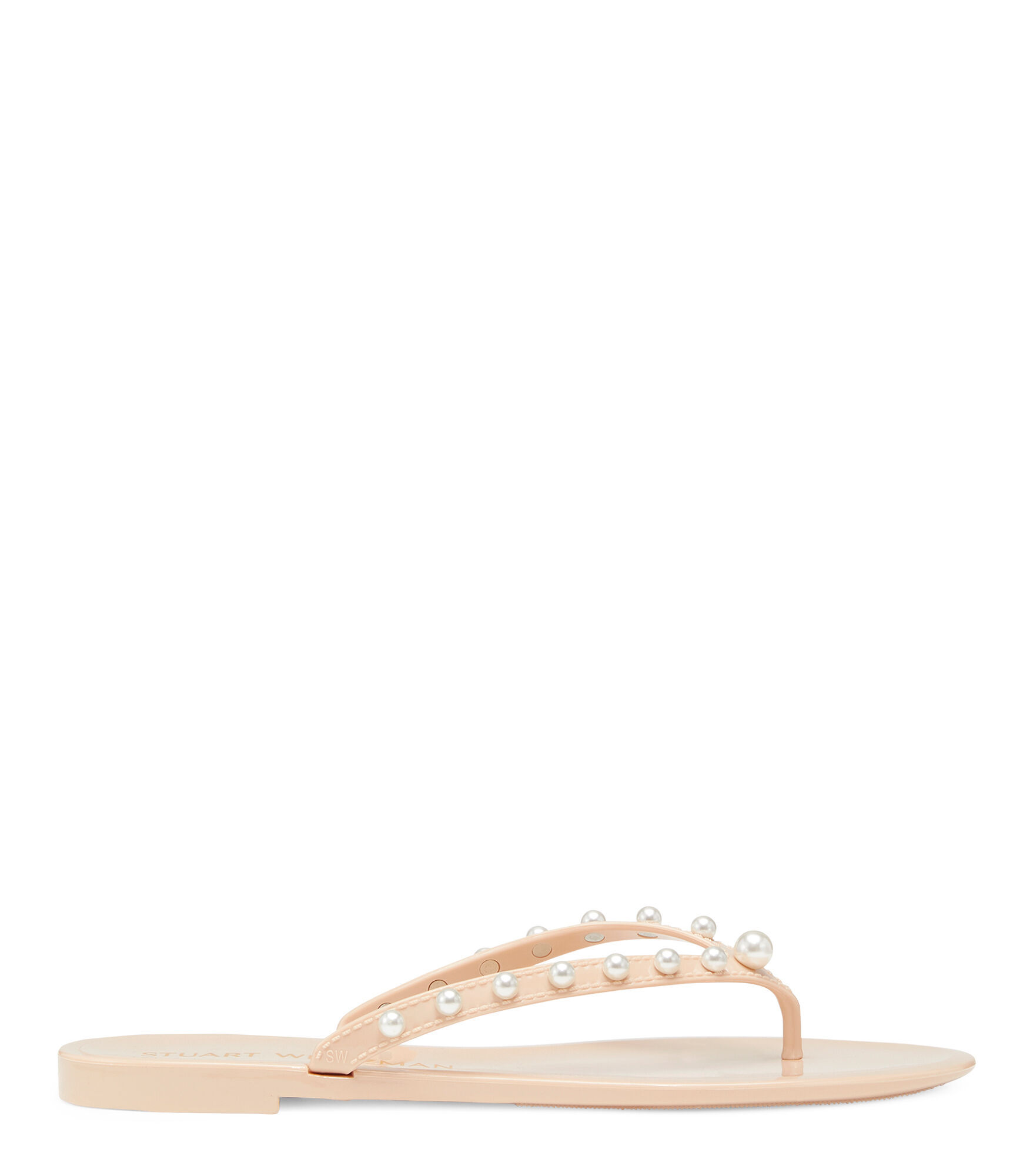 Stuart Weitzman Goldie Jelly Flip Flop - Donna Mocassini E Scarpe Basse Cipria 36.5