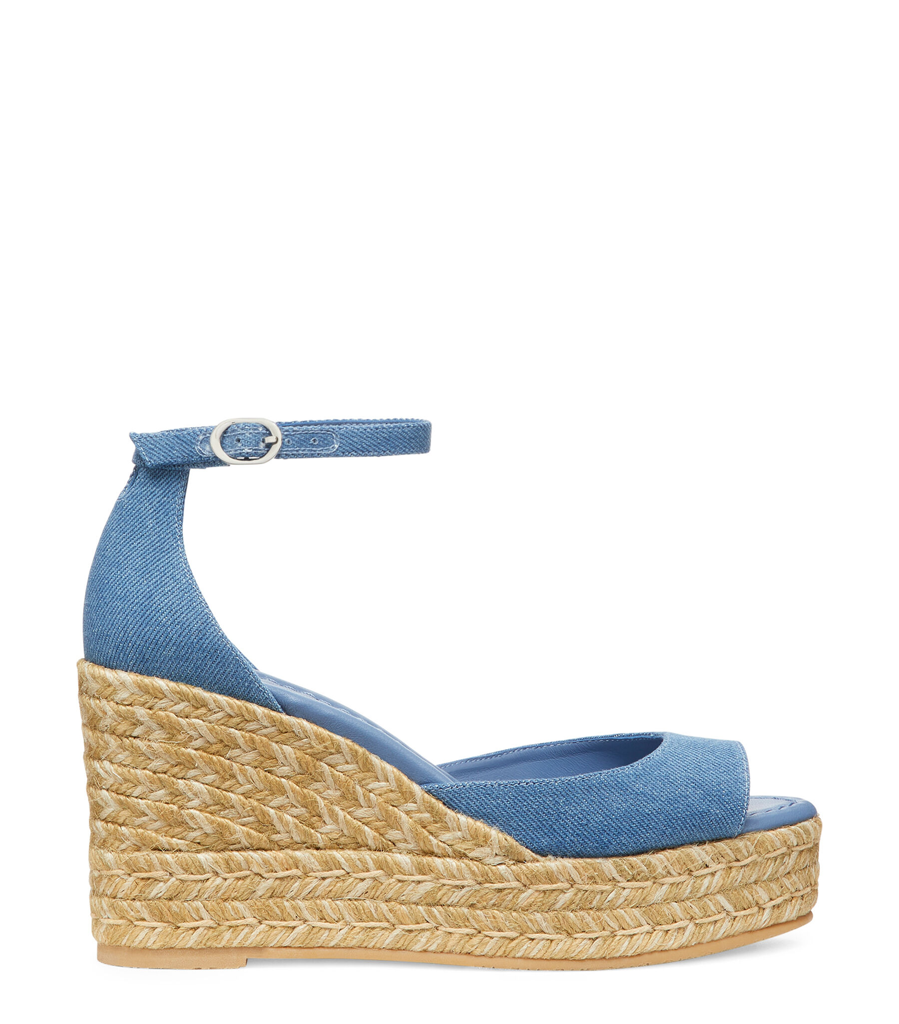 Stuart Weitzman Nudistia Espadrille Wedge - Donna Zeppe Washed 39