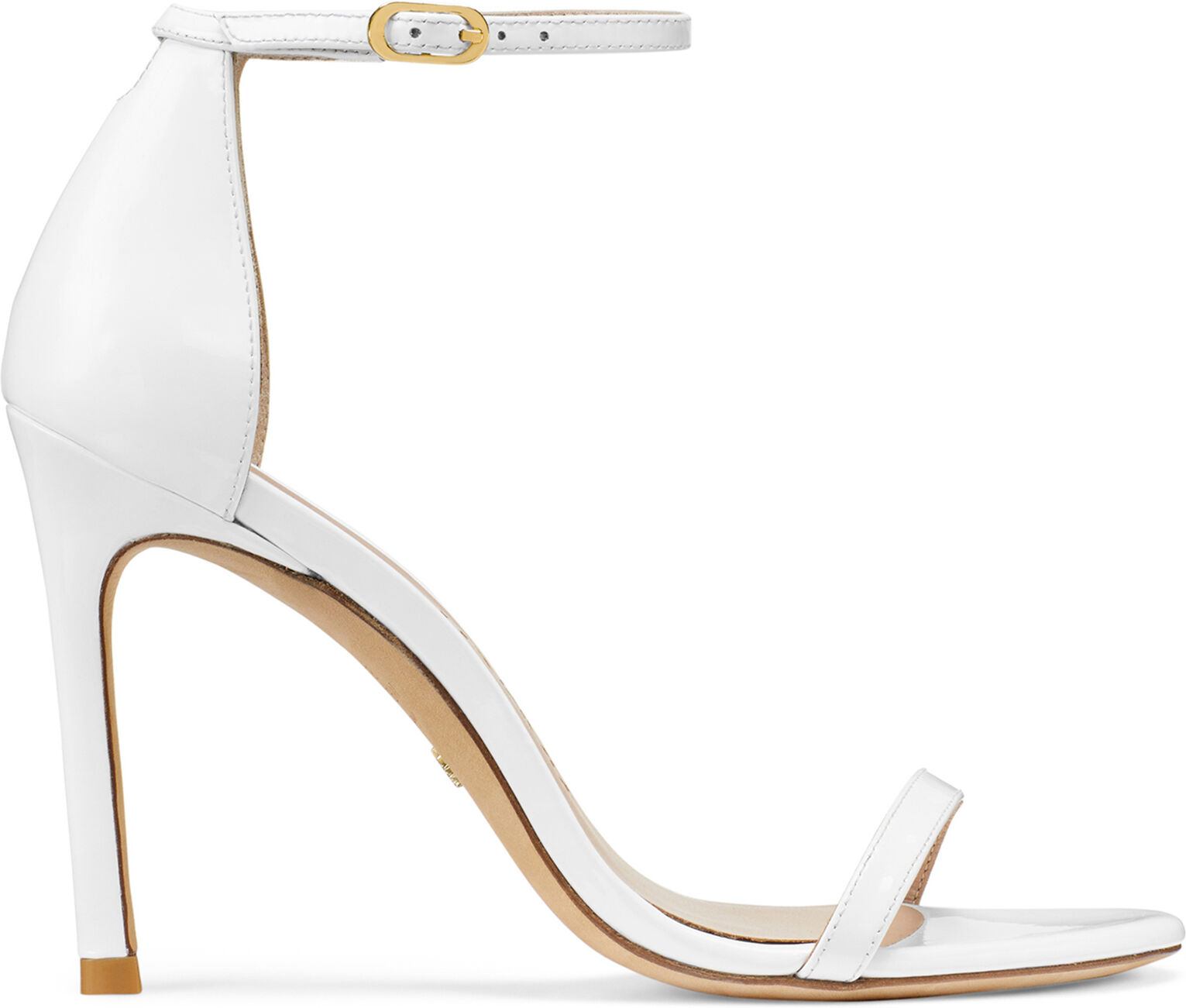 Stuart Weitzman Nudistsong - Donna Sandali White 40