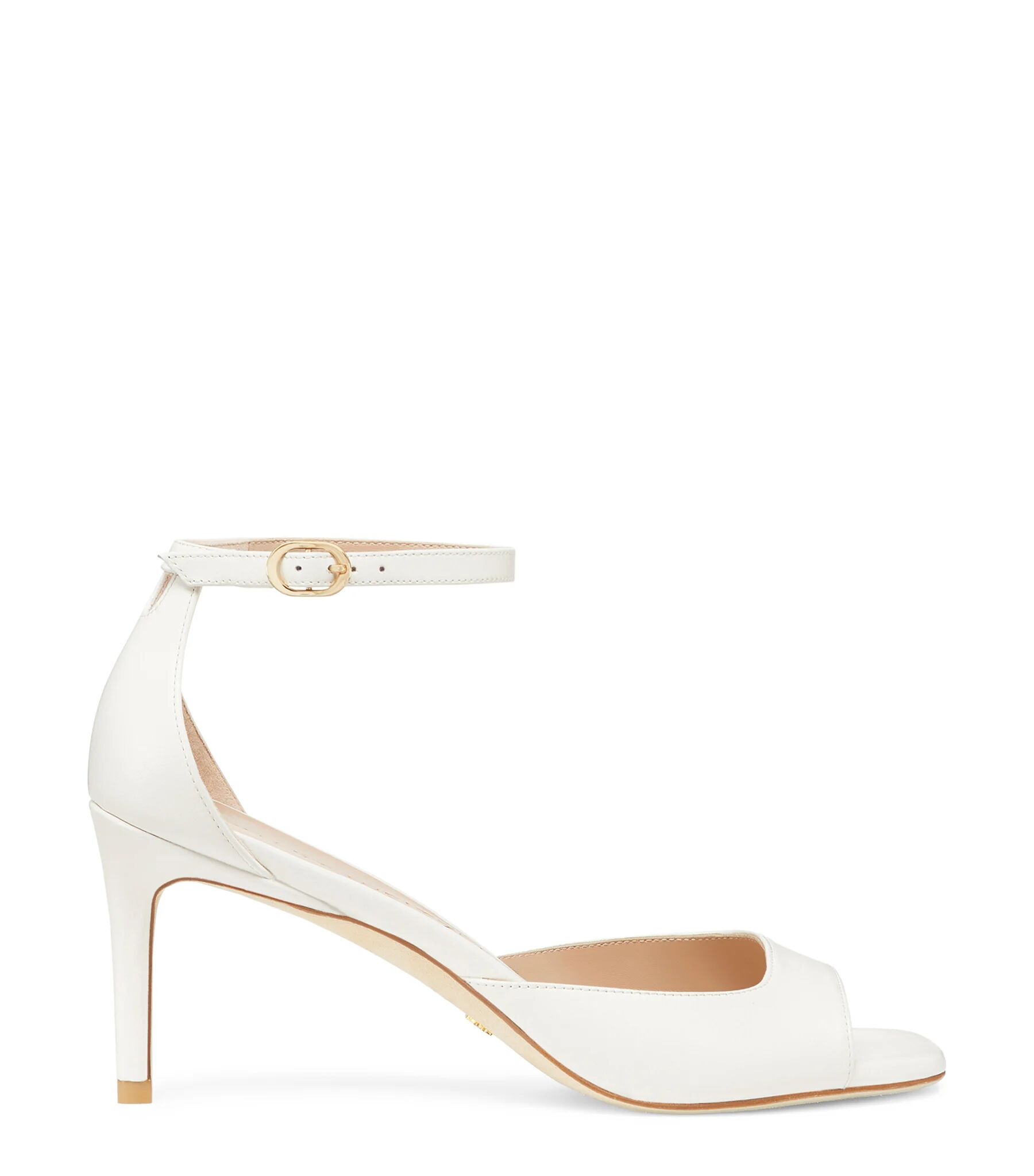 Stuart Weitzman Nudistia 75 Sandal - Donna Sandali Cream 41