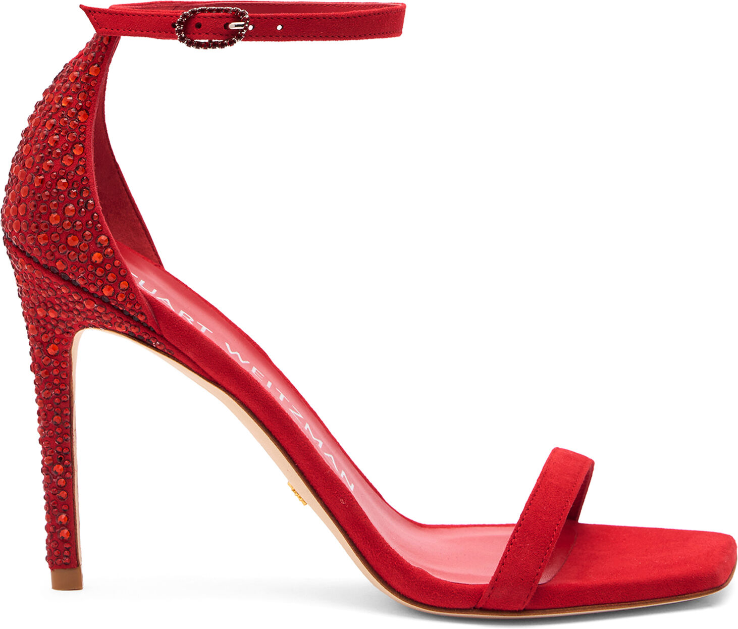 Stuart Weitzman Nudistcurve Royale 100 Sandal - Donna Sandali Cherry 40