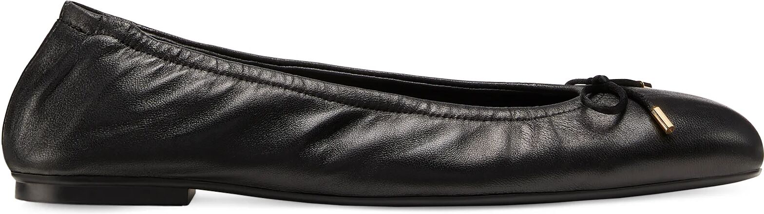 Stuart Weitzman Bardot Bow Flat - Donna Mocassini E Scarpe Basse Black 38