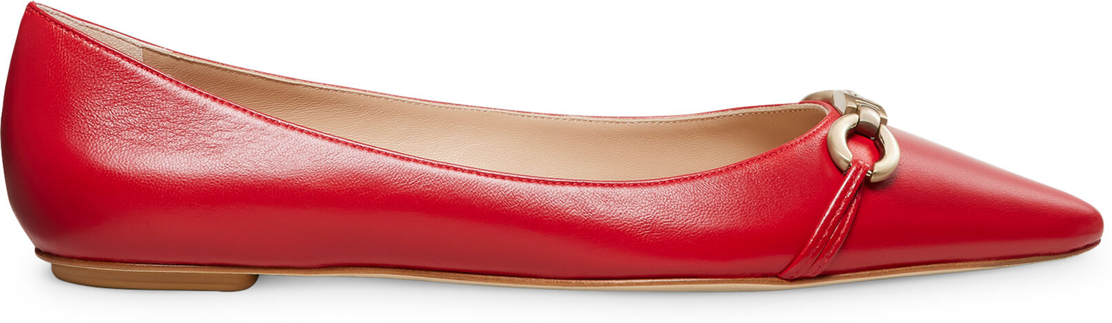 Stuart Weitzman Emilia Sw Signature Flat - Donna Mocassini E Scarpe Basse Cherry 36