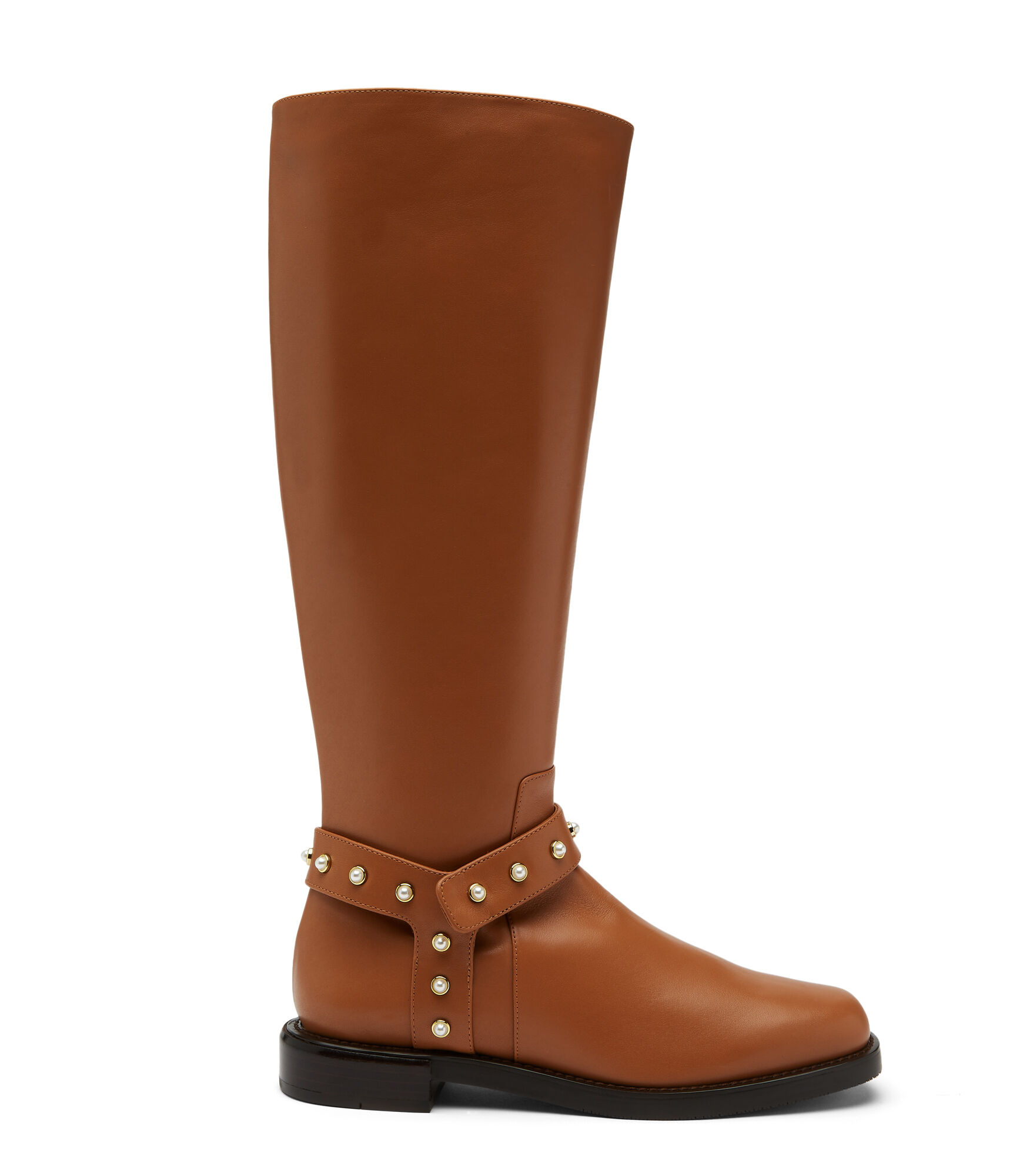 Stuart Weitzman Pearl Moto Boot - Donna  Toffee 38.5