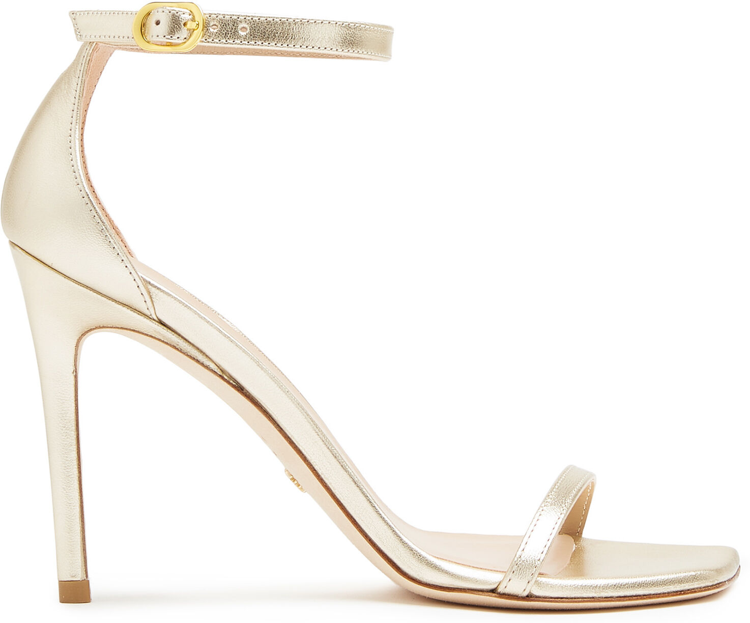 Stuart Weitzman Nudistcurve 100 Sandal - Donna Sandali Platino 36.5