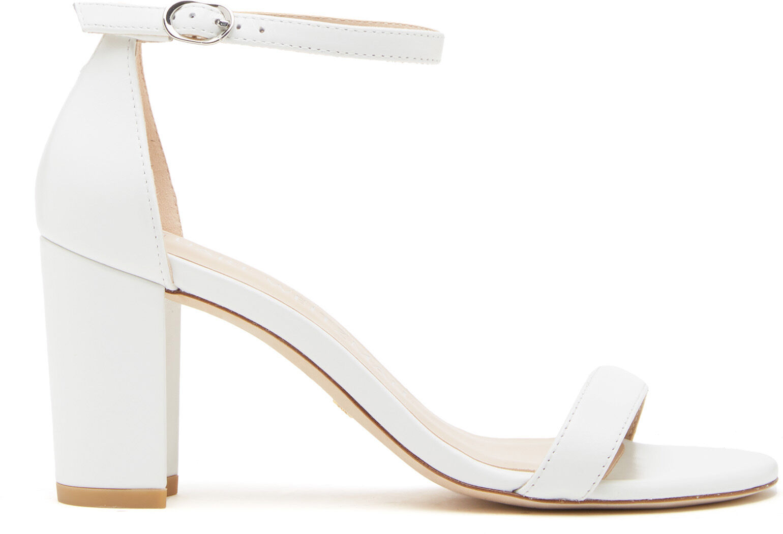 Stuart Weitzman Nearlynude - Donna Sandali Bianco 39