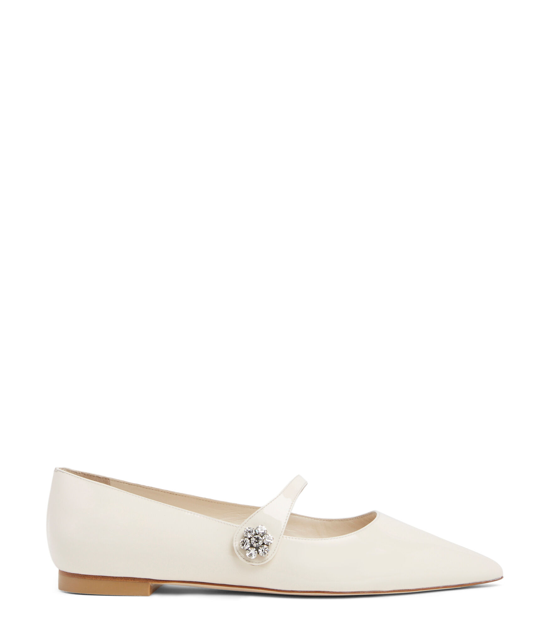 Stuart Weitzman Crystal Fleur Mary Jane Flat - Donna Mocassini E Scarpe Basse Seashell 36.5