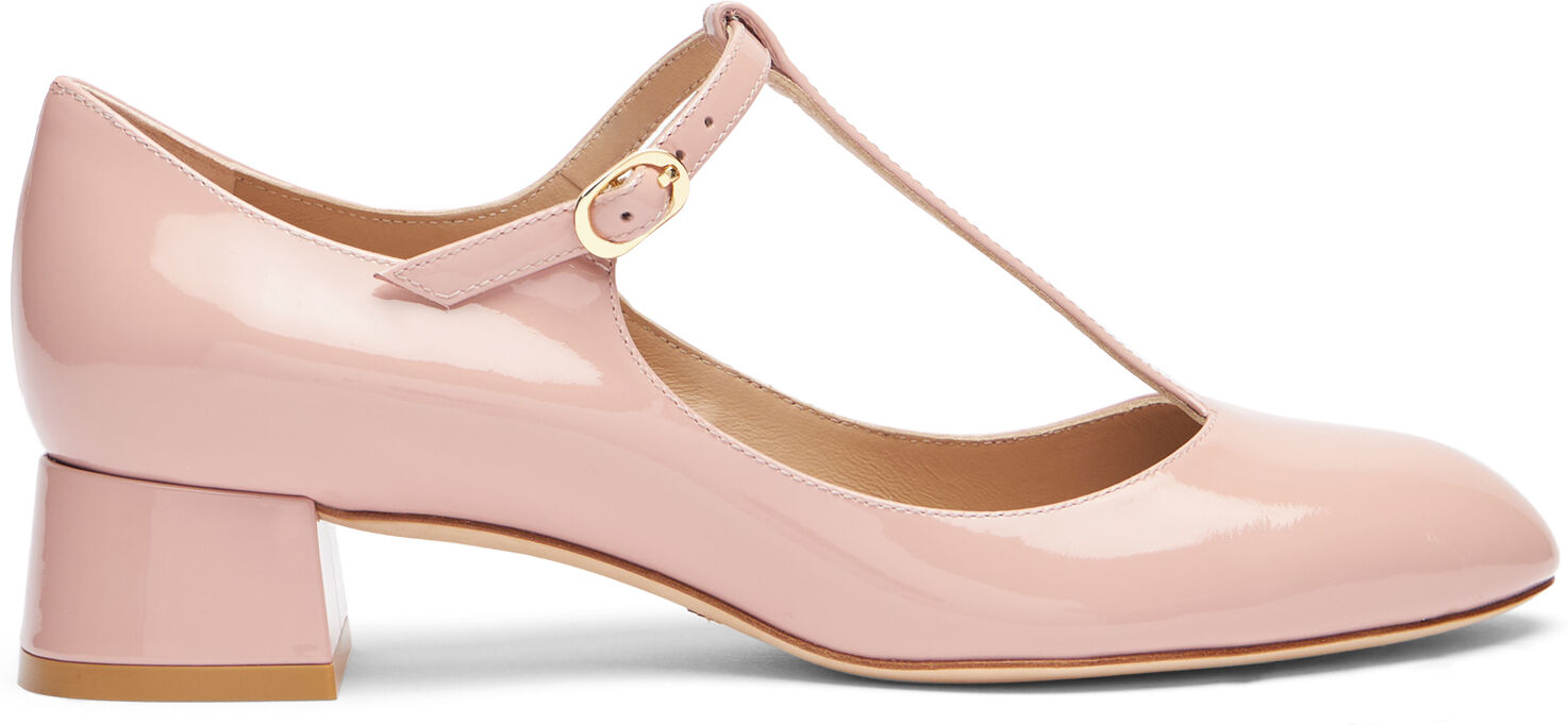 Stuart Weitzman Vivienne T-strap Pump - Donna Décolleté E Slingback Ballet 37.5