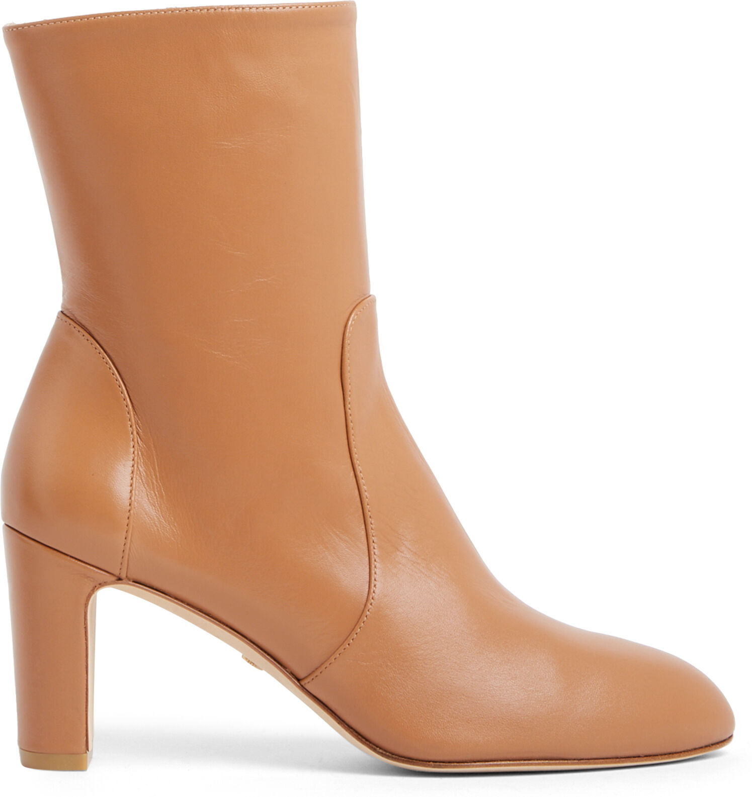 Stuart Weitzman Vida 75 Zip Bootie - Donna  Marrone Chiaro 38.5