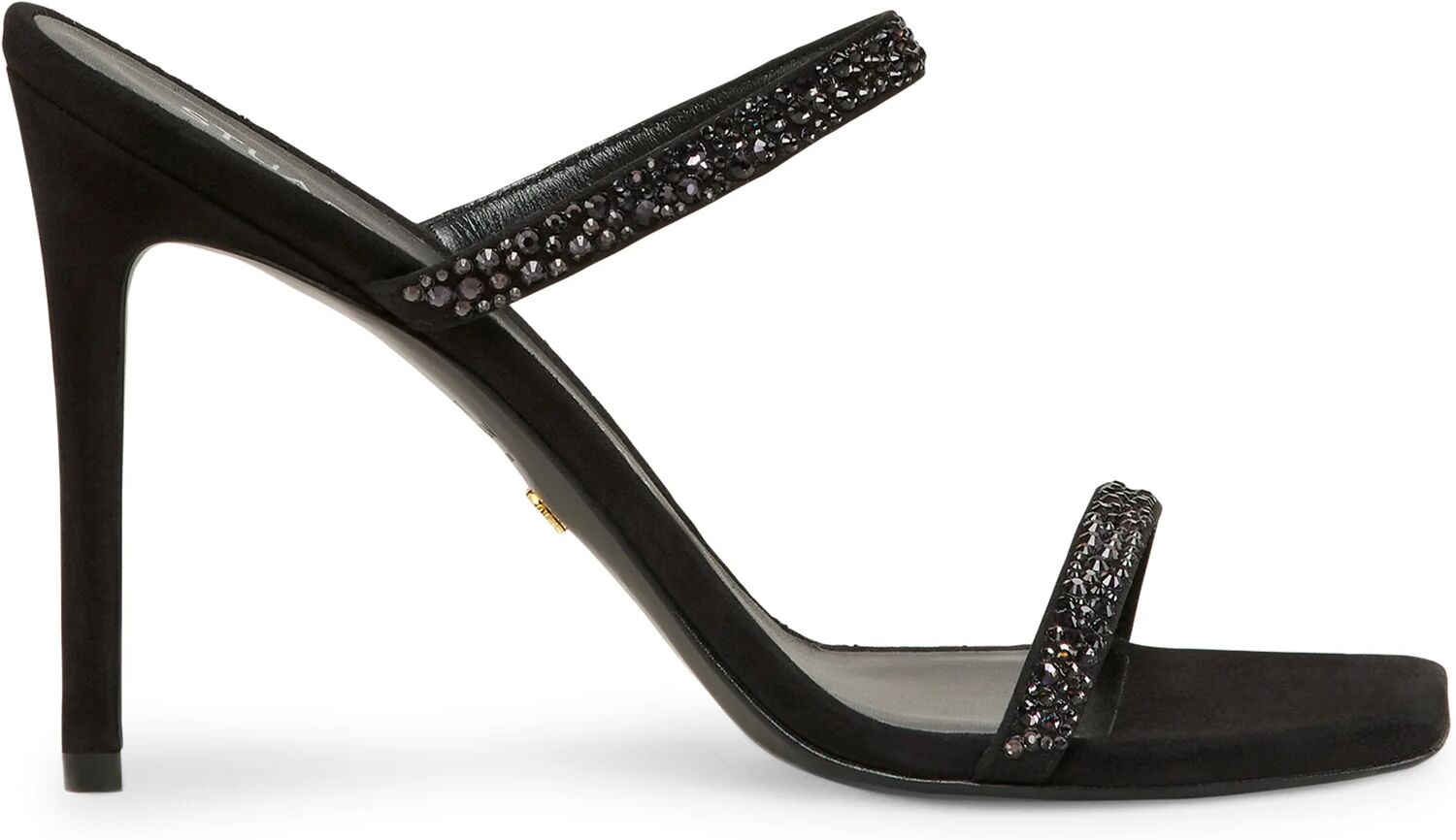 Stuart Weitzman Aleena Royale 100 Slide - Donna Sandali Black/graphite 37