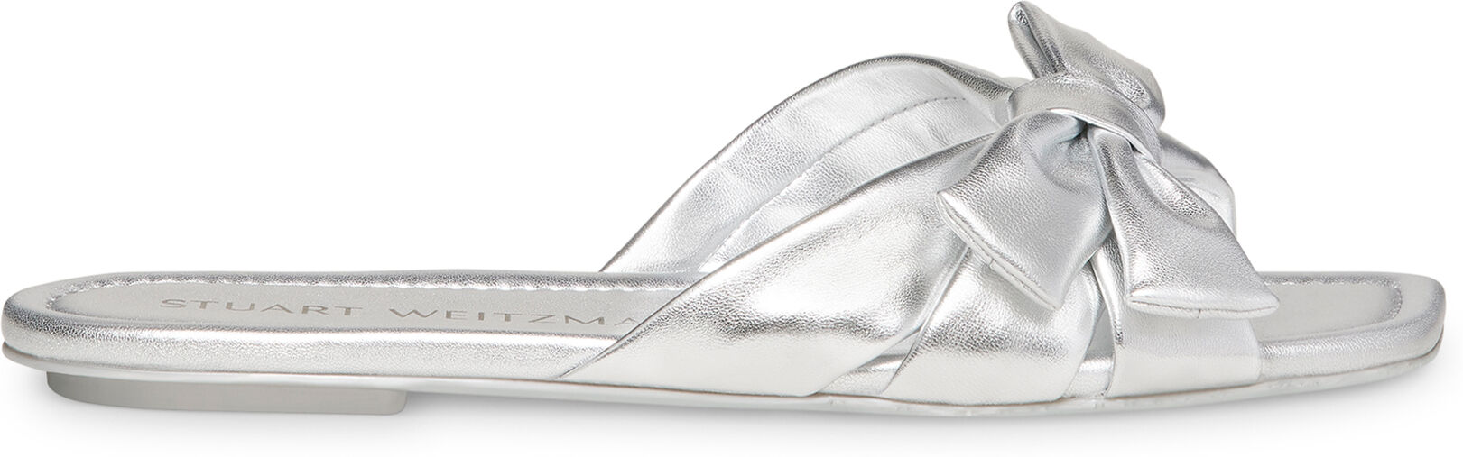 Stuart Weitzman Sofia Slide - Donna Mocassini E Scarpe Basse Silver 36.5