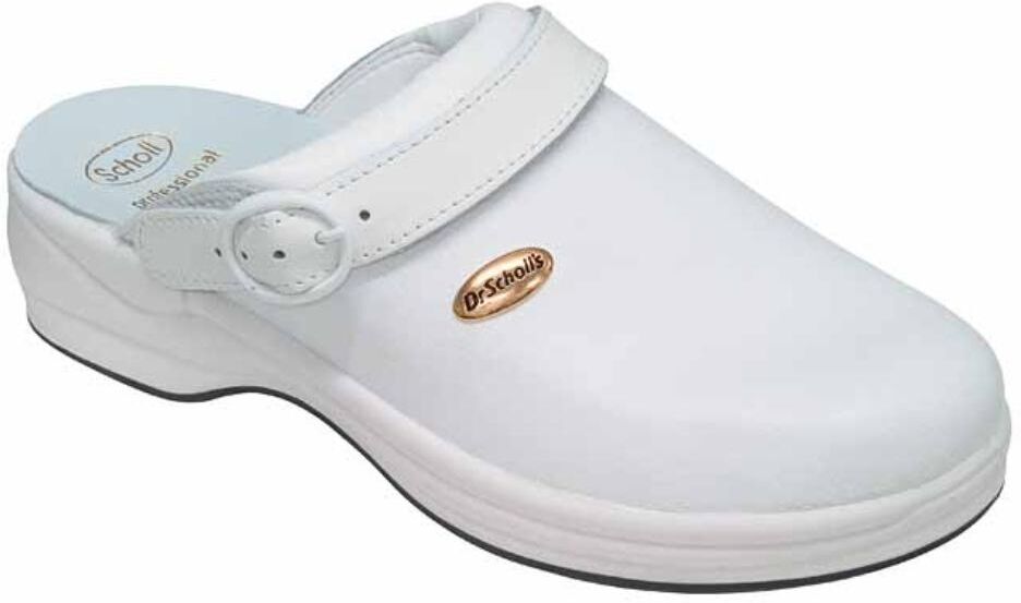 Scholl Clog Bonus Liscio Bianco 41