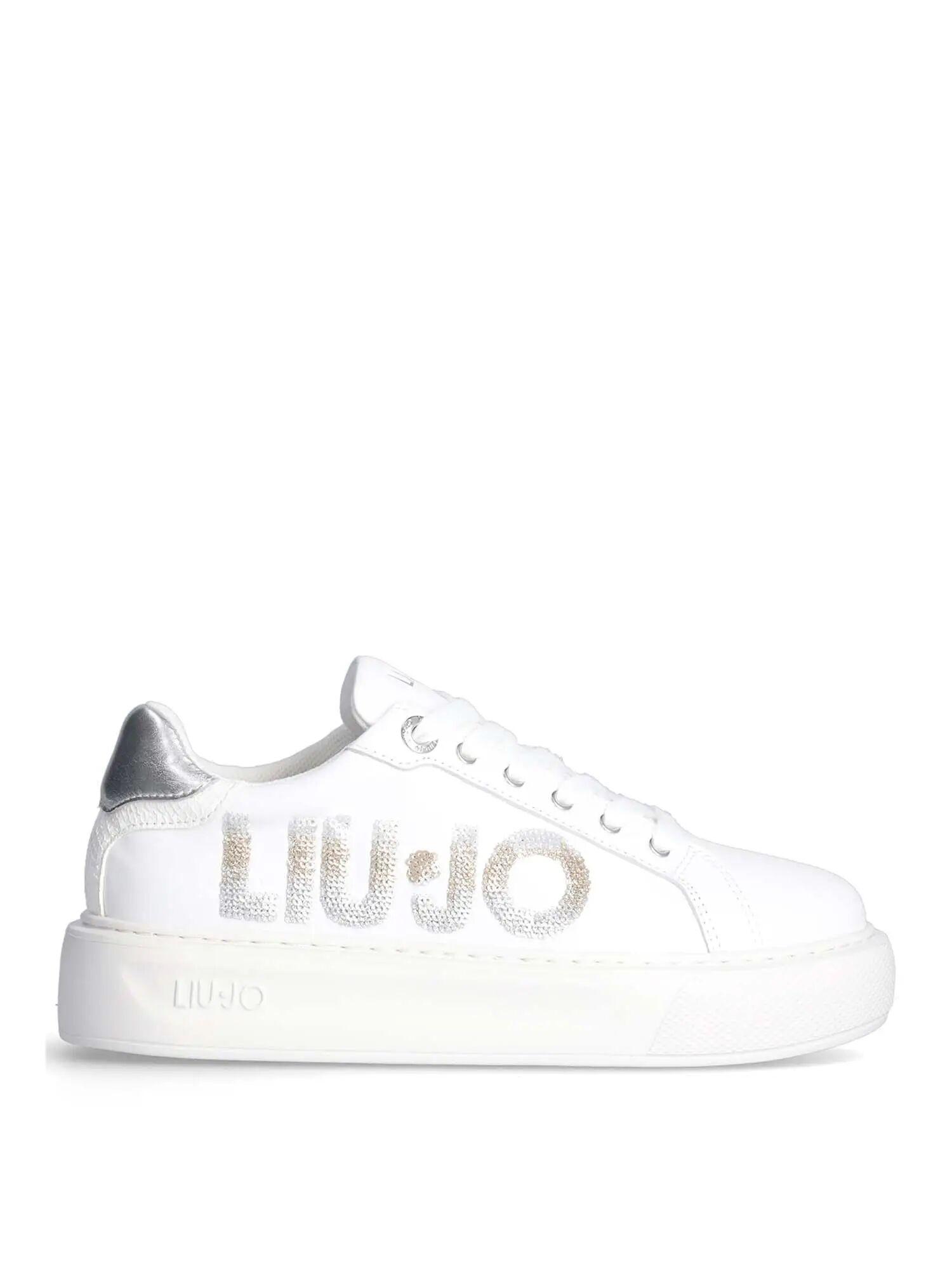 Liujo Sneakers Bianche Donna BIANCO/ARGENTO 35