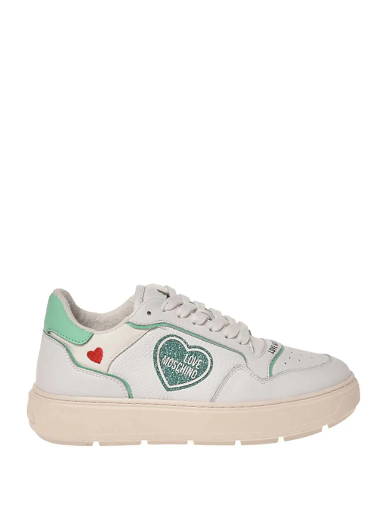 Moschino Sneakers Bianche Donna BIANCO/VERDE 35