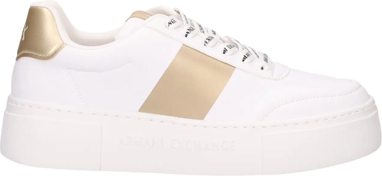 Armani Sneakers Bianche Donna BIANCO/ORO 36