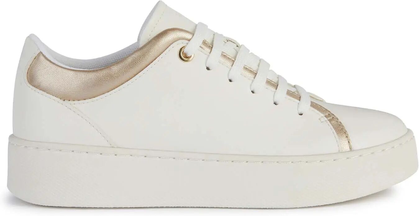 Geox Sneakers Bianche Donna BIANCO/ORO 35