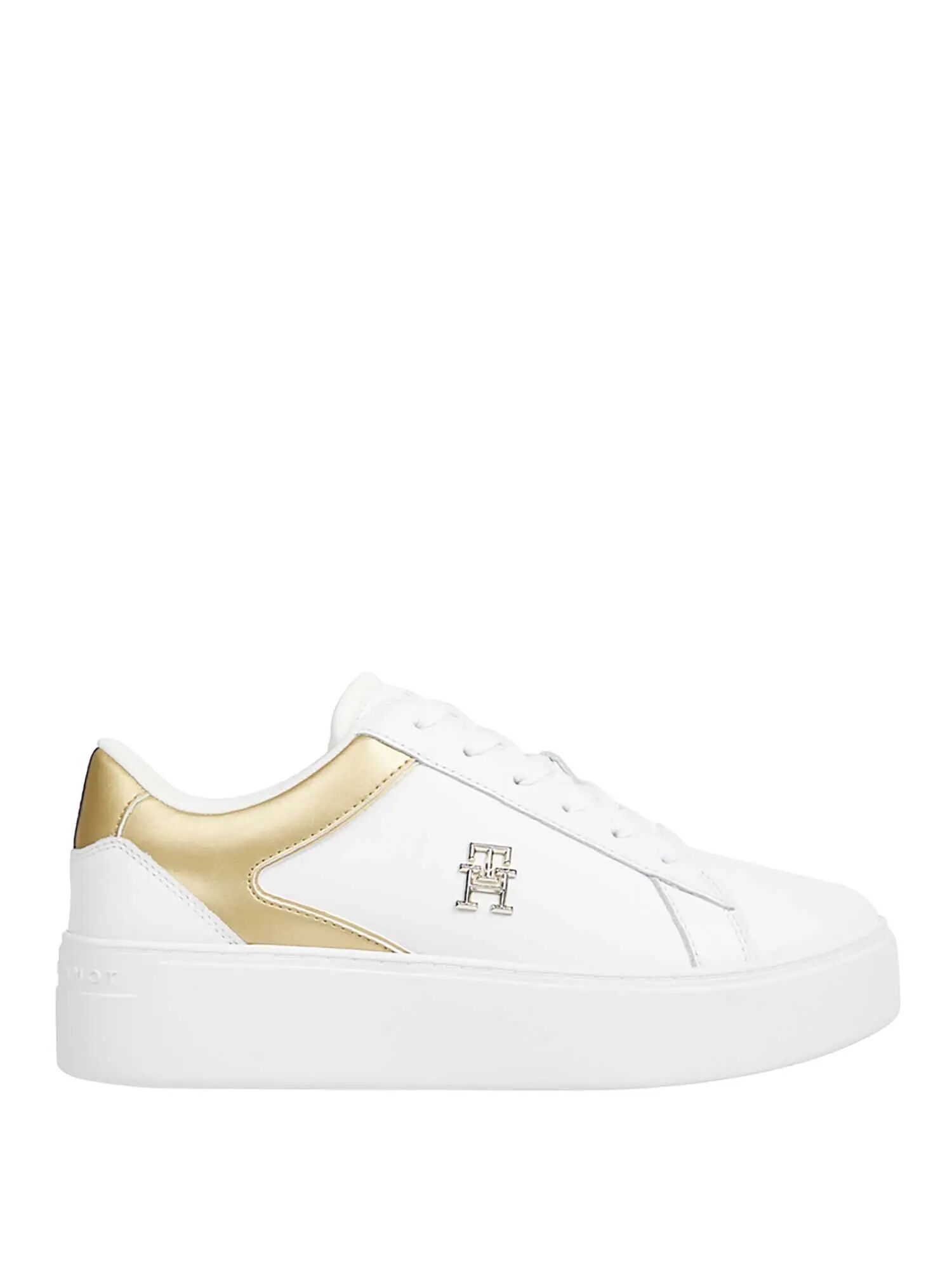 Tommy Hilfiger Sneakers Bianche Donna BIANCO/ORO 38