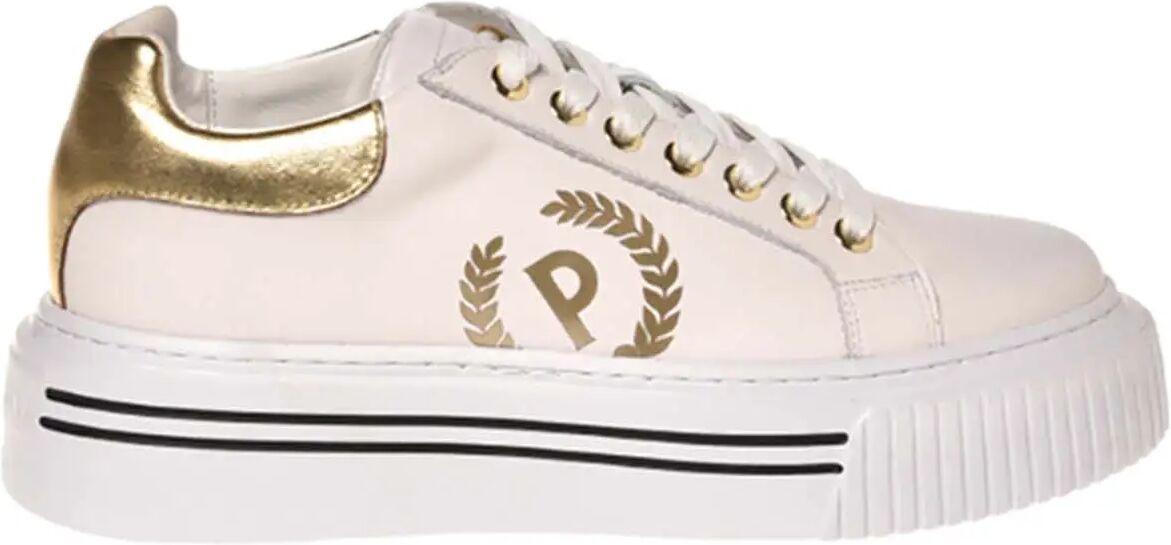 Pollini Sneakers Bianche Donna BIANCO/ORO 36