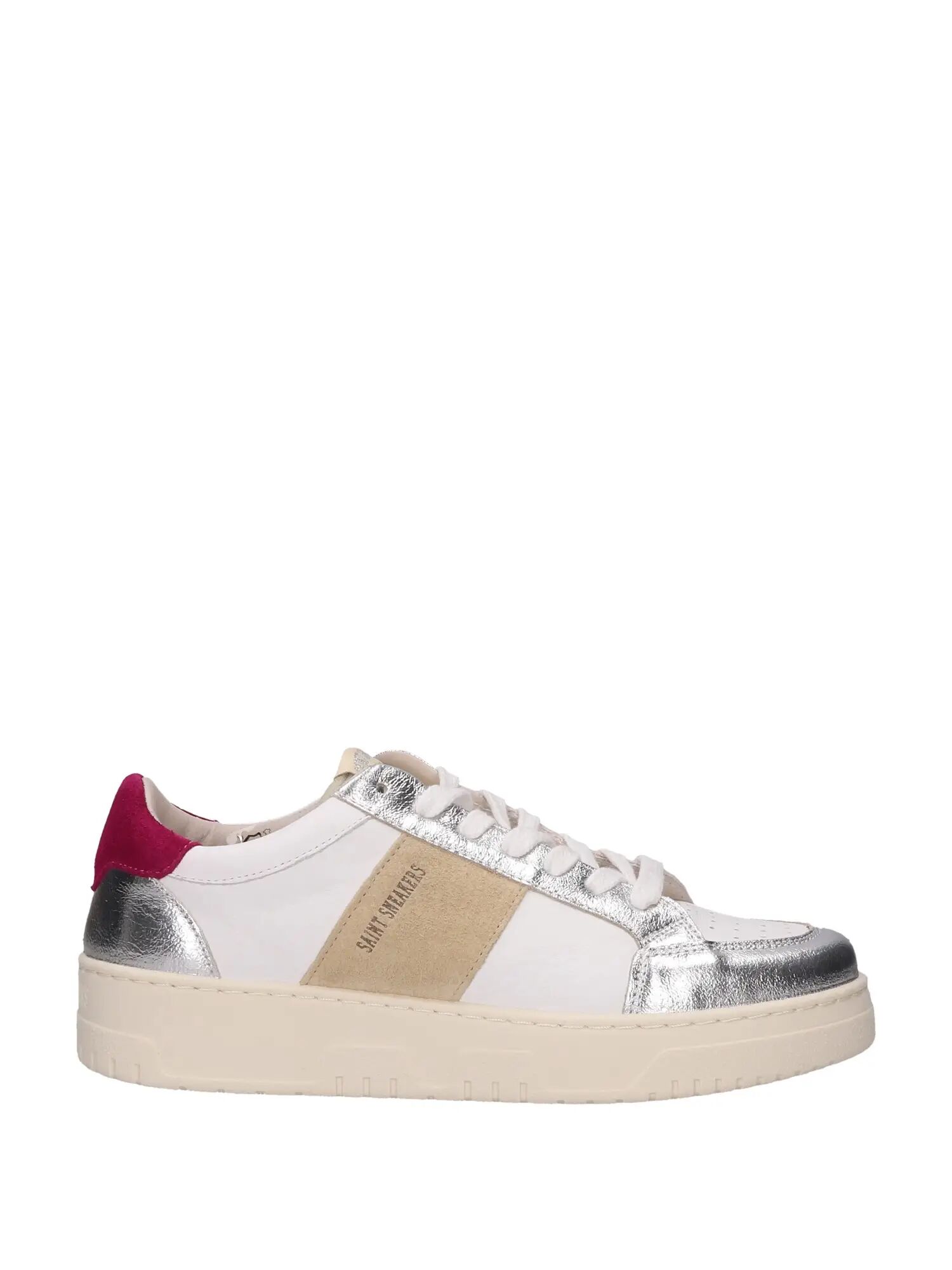 Saint Sneacker's Sneakers Bianche Donna BIANCO/ARGENTO 38