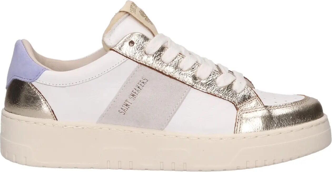 Saint Sneacker's Sneakers Bianche Donna BIANCO/PLATINO 36