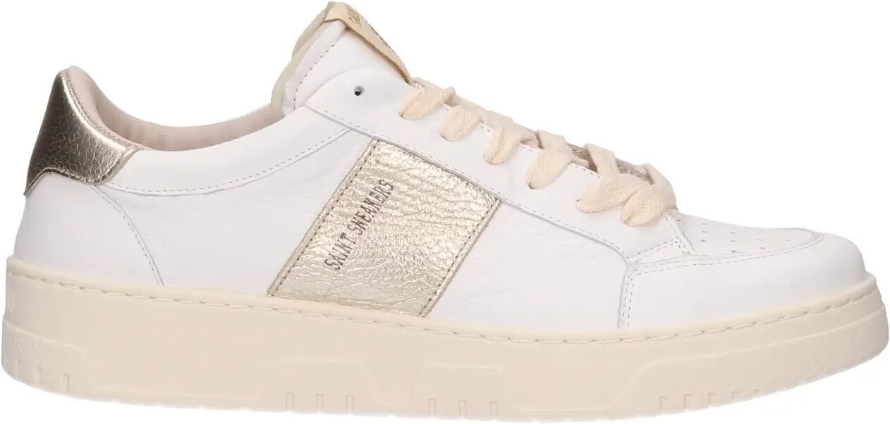 Saint Sneacker's Sneakers Bianche Donna BIANCO/ORO 41