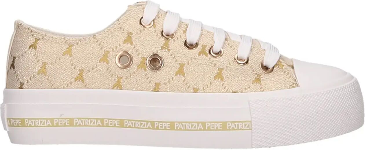 Patrizia Pepe Sneakers Ragazza Colore Beige/platino BEIGE/PLATINO 35