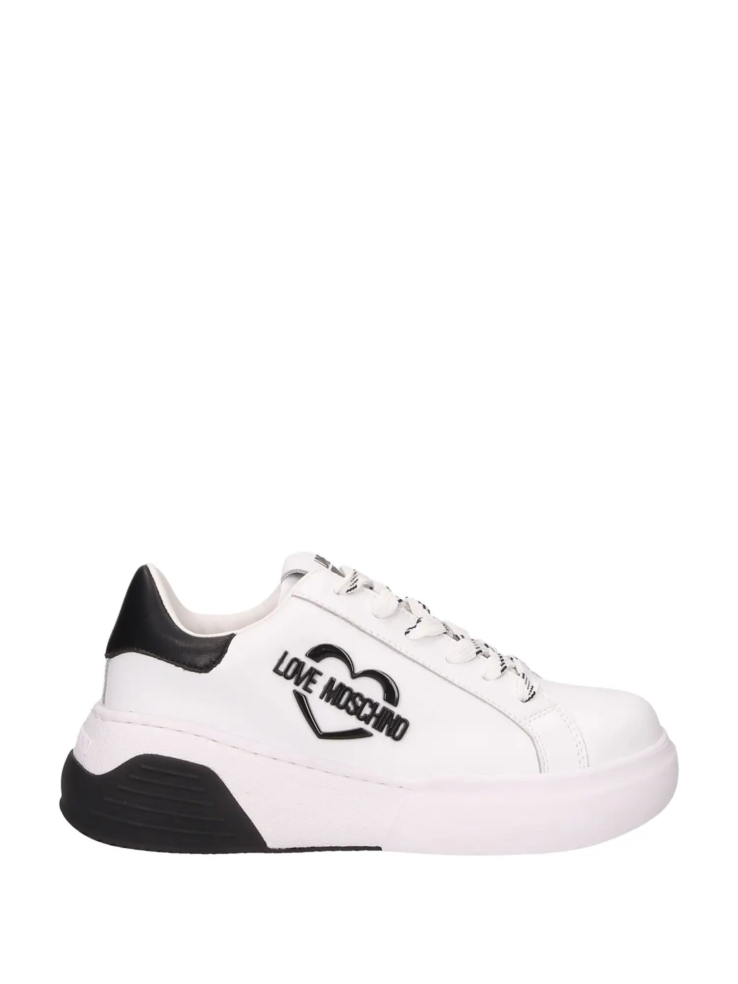 Moschino Sneakers Bianche Donna BIANCO/NERO 35