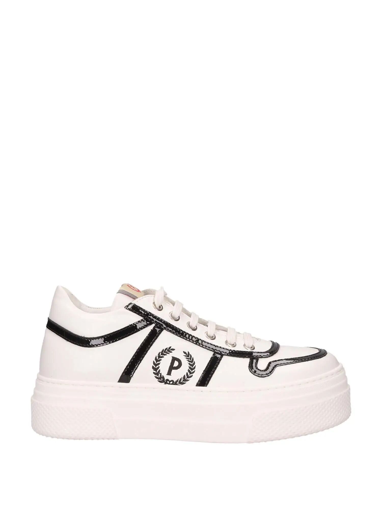 Pollini Sneakers Bianche Donna BIANCO/NERO 38