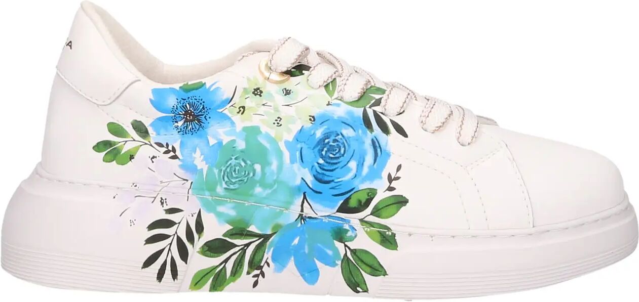 Tosca Blu Sneakers Bianche Donna BIANCO/BLU 38