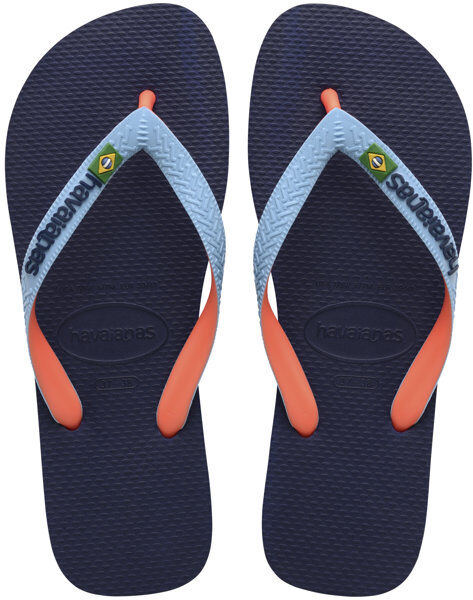 Havaianas Brasil mix - infradito Blue/Orange 43/44