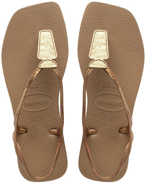 Havaianas Luna Squared Chic - sandali infradito - donna Brown 35/36 BR