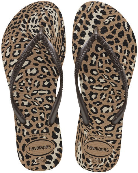 Havaianas Slim Animals - infradito - donna Brown 39/40 BR