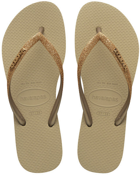 Havaianas Slim Glitter II - infradito - donna Beige 39/40 BR