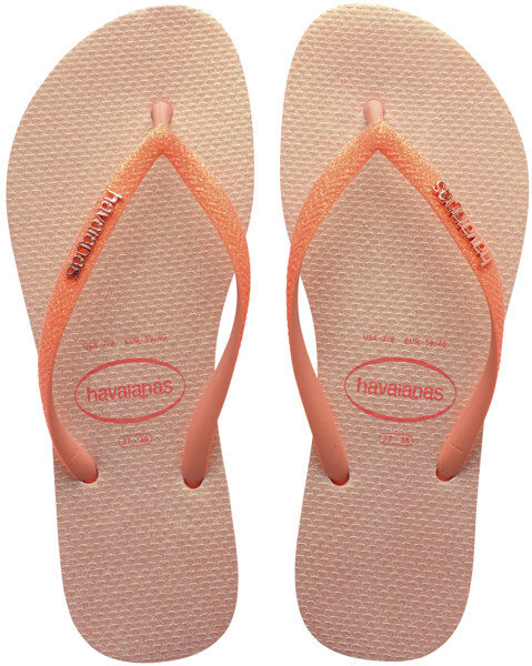 Havaianas Slim Glitter Iridescent - infradito - donna Light Orange 39/40 BR