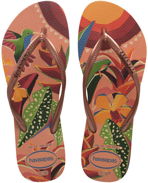 Havaianas Slim Tropical - infradito - donna Orange 39/40 BR