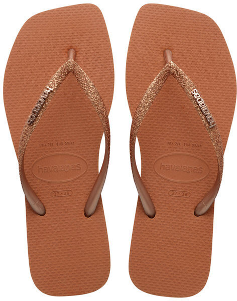 Havaianas Square Glitter - infradito - donna Orange 37/38 BR