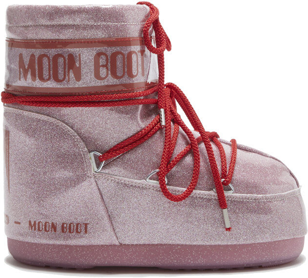 Moon Boot Icon Low Glitter W - doposci - donna Pink 36/38