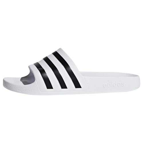 Adidas Adilette Aqua Slides, Unisex Adulto, ftwr white/core black/ftwr white, 47 1/3 EU