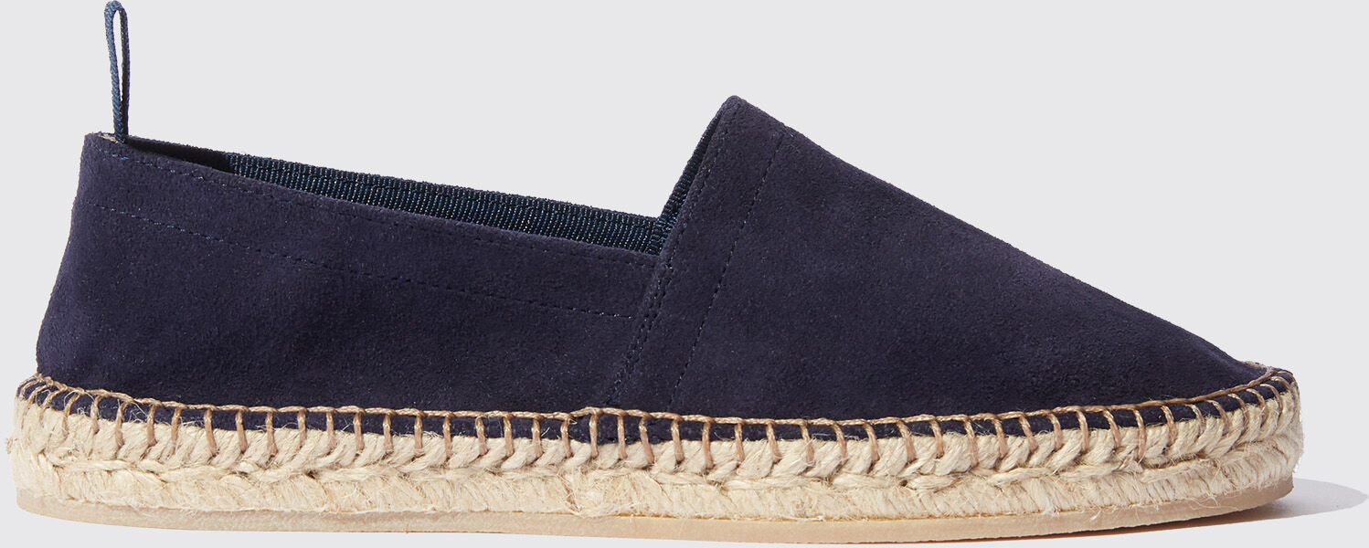 Scarosso Lola Blue Suede - Donna Espadrillas Blu - Camoscio 42