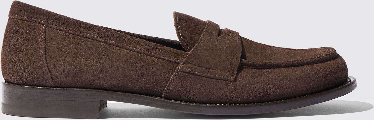 Scarosso Harper Brown Suede - Donna Mocassini Brown - Suede 40