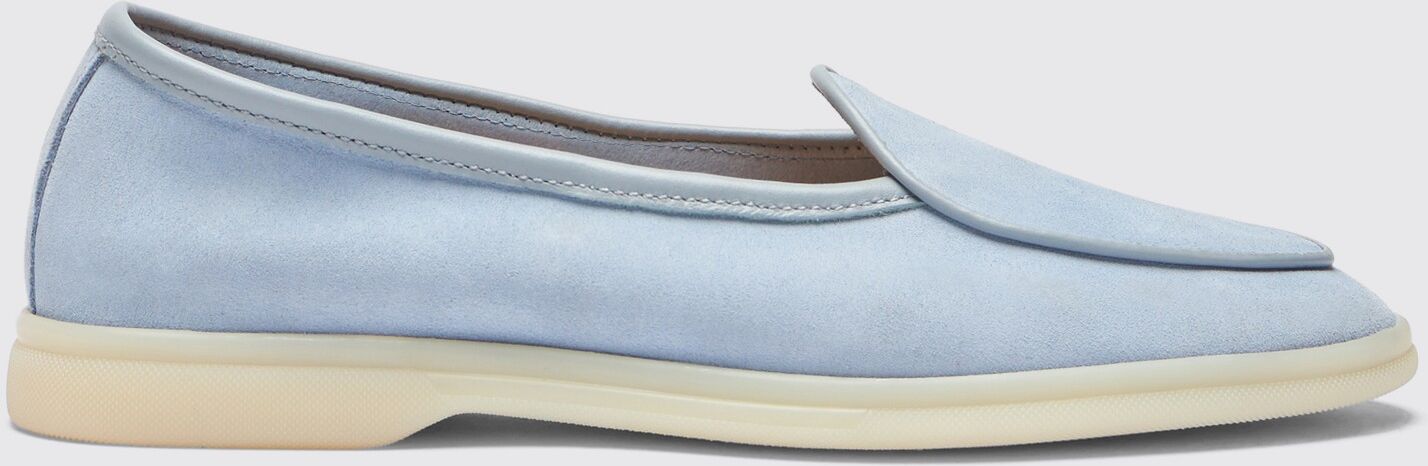 Scarosso Livia Light Blue Suede  - Donna Mocassini Light Blue - Suede 35