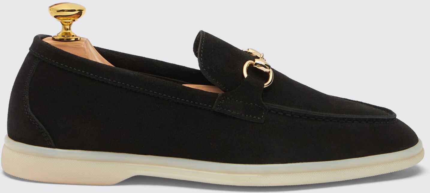 Scarosso Lilia Black Suede - Donna Mocassini Black - Suede  39,5