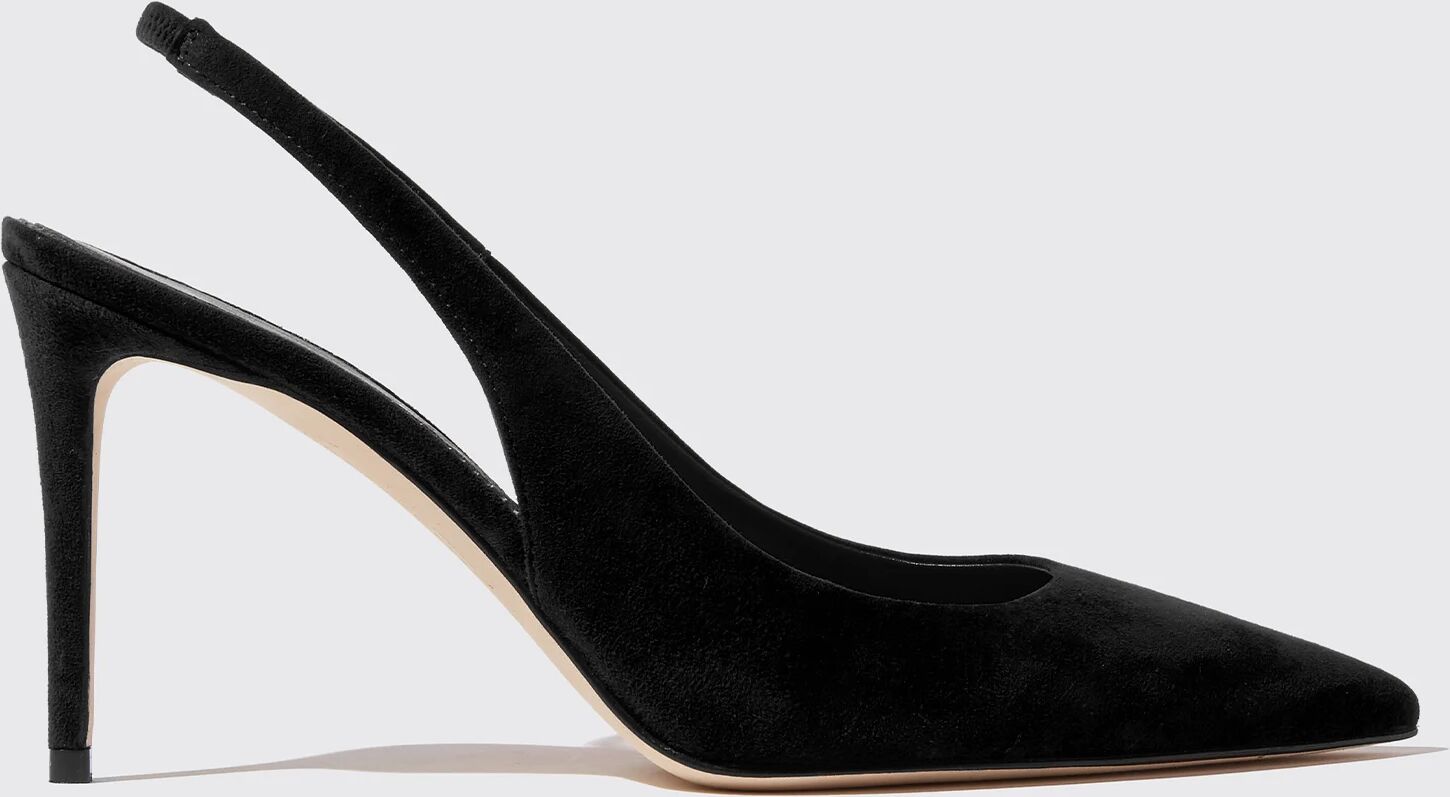 Scarosso Sutton Black Suede - Donna Décolleté Nero - Camoscio 42